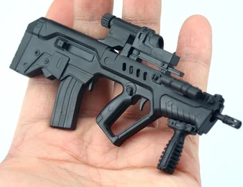1/6th Мини-головоломка Израиль TAVOR Пистолет-пулемет Пластиковая собранная модель огнестрельного оружия для 12-дюймовой фигурки
