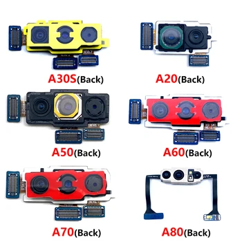 10 шт. Оригинальная новая передняя задняя камера для Samsung A30 A50 A60 A70 A80 A10 A10 A10E Модуль основной камеры Flex Кабель