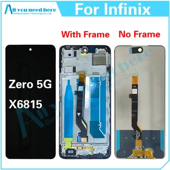 100% тест AAA для Infinix Zero 5G X6815 ЖК-дисплей с сенсорным экраном Дигитайзер в сборе Замена запчастей