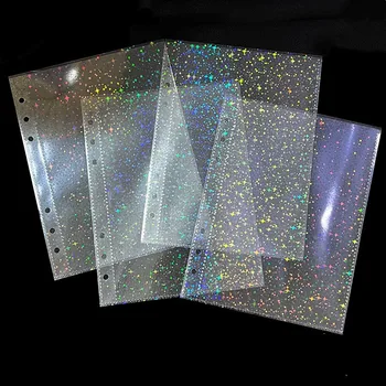 10PCS/комплект лазер babysbreath небо звезды голографический 1 карман страница Страница карточек фотоальбома для хранения коллекционных карточек настольных игр