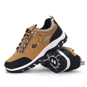 2024 На открытом воздухе Горная пустыня Альпинистская обувь Мужчины Лодыжки Пешие прогулки Досуг Спортивная обувь Большие размеры Мода Классическая треккинговая обувь
