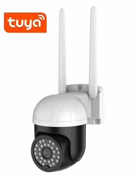 2MP 1080P Tuya APP 1,5-дюймовая полноцветная беспроводная PTZ-купольная IP-камера AI Humanoid Обнаружение Домашняя безопасность Монитор видеонаблюдения