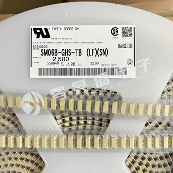 30 шт. оригинальный новый разъем SM06B-GHS-TB 6-контактное основание 1,25 мм расстояние между контактами