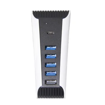 5 в 1 USB-разветвитель расширитель концентратор для PS5 USB-концентратор USB3.0 разветвитель расширитель удлинитель высокоскоростной многопортовый адаптер для PS5