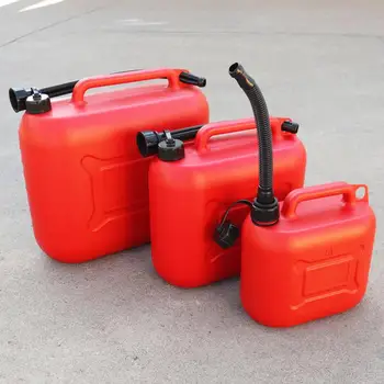 5L 10L 20L Красные канистры Газы Канистра с накипью Загустевшие антистатические запасные бензиновые баки Бензин Масляный контейнер для легковых автомобилей и грузовиков