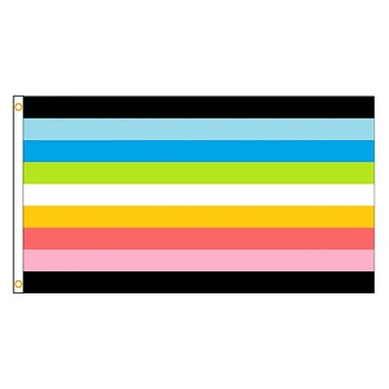 90x150см Квир-прайд ЛГБТ-флаг