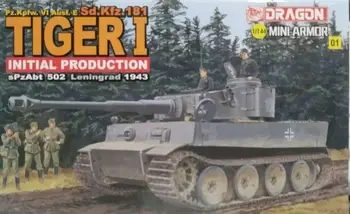 Dragon Model 14101 1/144 scale kit 14101, Pz. Kfz. VI Ausf E Tiger l.