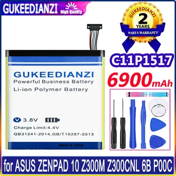 GUKEEDIANZI Новый высококачественный аккумулятор C11p1517 емкостью 6900 мАч для телефона ASUS Zenpad 10 Z300M Z300CNL Z301MFL P028 P00L Z301M Z301MF P00C