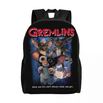 Gremlins Mogwai Дорожный рюкзак Мужчины Женщины Школа Ноутбук Сумка Книга 80-х годов Фильм Gizmo Monster College Student Daypack Сумки