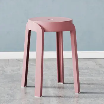 HH308 может складывать круглый табурет и табурет простота сетка красная мода креативный стул ветряная мельница простой пластиковый табурет утолщенный
