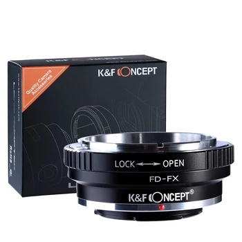 K&F Concept Адаптер объектива для объектива с байонетом Canon FD к Fujifilm Fuji X S10 XT200 XPro3 XT4 X-M2 X-E1 X-A2