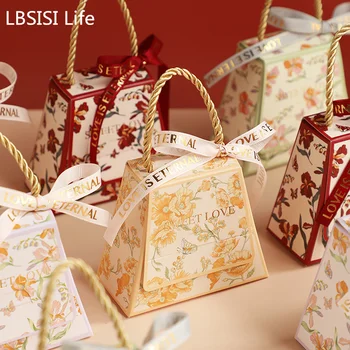LBSISI Life-Creative Свадебные подарочные коробки для конфет Шоколадная упаковка Бумажная коробка для детского душа Пожелания на день рождения 20 шт. 2024