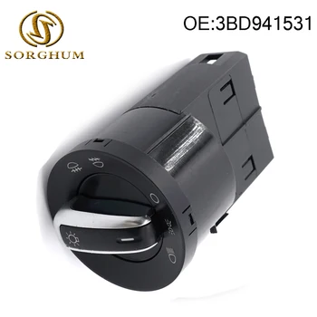 SORGHUM 3BD941531 Черный переключатель фар подходит для Golf Beetle Polo 2001 2002 2003 2004 2005 2006 2007 2008 2009 2010