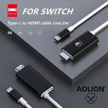 USB Type C в 4K HDMI Conversion Adapter Режим док-станции для кабельного телевидения Режим док-станции для Nintendo Switch Конвертер видеопроекции для Steam Deck