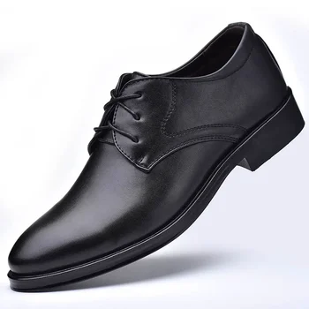whoholl бизнес оксфорд кожаная обувь мужская дышащая резина вечерняя классическая обувь мужская офисная свадебная обувь обувь мокасин homme