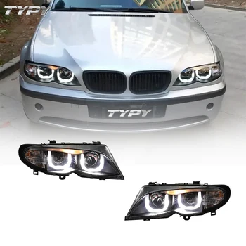 Автомобильная фара Модифицированные светодиодные фары Светодиодные дневные ходовые огни Фара для BMW 3 серии E46 2001-2004