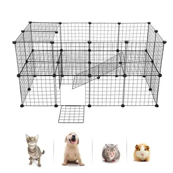 Бестселлер Забор для домашних животных Комбинированный железный столб для забора Небольшое домашнее животное Собака среднего размера Тедди Фаду Клетка для кошек Питомник.