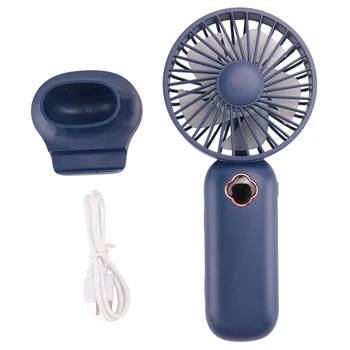 Горячий портативный ручной вентилятор USB Mini Fan Перезаряжаемый цифровой дисплей Ленивый вентилятор воздухоохладителя для наружного домашнего офиса
