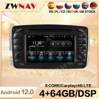 Для Benz Vaneo 2002 Viano 2004 Vito 2004 Автомагнитола Carplay Android Вертикальный экран Автомобильный 2 Din Мультимедиа Авто GPS Аудио