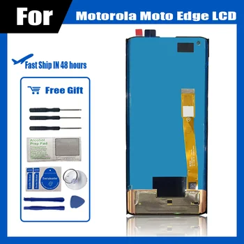 Для ЖК-дисплея Motorola Moto Edge+ XT2061-3 с рамкой Дигитайзер с сенсорным экраном для дисплея Moto Edge XT2063-3 панель для Moto Edge Plus