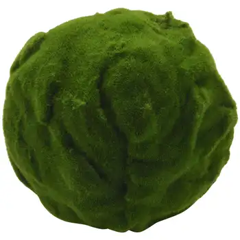  Зеленые искусственные шары из мха Декоративные камни из мха Зелень Растение Шар Украшение для украшения свадебной вечеринки 20 см