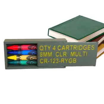 Коробка для карандашей Деревянный держатель для карандашей Многофункциональный органайзер для канцелярских принадлежностей Креативный подарок Включает 4 цветных карандаша