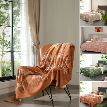 Легкое роскошное одеяло Одеяло для кондиционера с принтом лошади Приятное для кожи детское хлопковое кашемировое одеяло Одеяло для отдыха