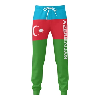 Мужские спортивные штаны Брюки с флагом Азербайджана с карманами Джоггеры Футбол Футбол Многофункциональный спортивный пот со шнурком