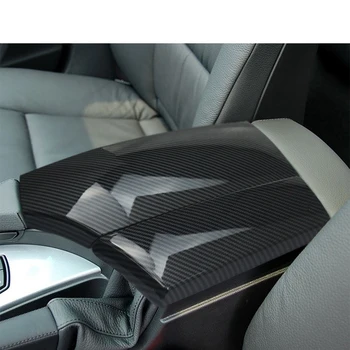 Накладка на панель подлокотника центральной консоли из углеродного волокна для BMW 5 серии E60 2004-2010 LHD Аксессуары для стайлинга автомобиля