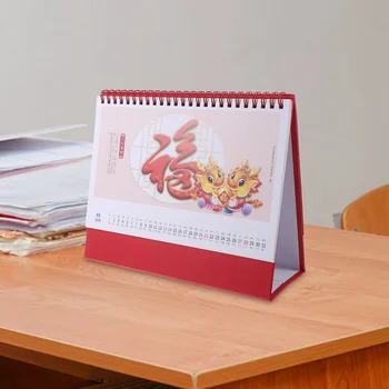 Настольный календарь в китайском стиле Настольный календарь на месяц для студентов Декоративный настольный календарь