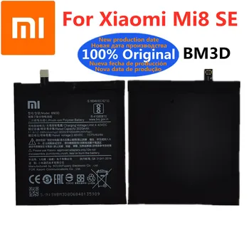 Новый 100% оригинальный аккумулятор BM3D емкостью 3120 мАч для Xiaomi Mi8 Mi 8 SE Высококачественная замена смартфона Bateria