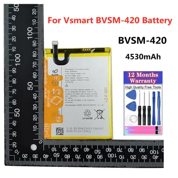  Новый высококачественный аккумулятор BVSM 420 для VSMART BVSM-420 BVSM420 4530 мАч Батареи Батареи Быстрая доставка + инструменты