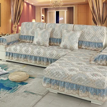 Подушка дивана в европейском стиле Ткань нескользящая высокоточная жаккардовая подушка Универсальная кожаная подушка Four Seasons Все включено