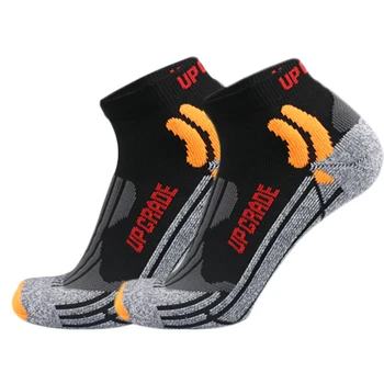 Профессиональные носки для бега Спортивные носки на открытом воздухе Быстросохнущие велосипедные носки Дышащие баскетбольные носки Мужские спортивные носки для лодыжек