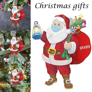  Рождественская елка Подвеска Санта-Клауса 1/3/5 шт. Веселый подарок Санта-Клаус Рождественские кулоны для рождественской семейной праздничной вечеринки
