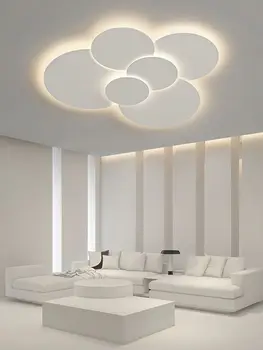 Свет для гостиной, современная минималистская атмосфера 2022 года, новый свет для прихожей, минималистичная столовая, спальня, умный светодиодный потолочный светильник