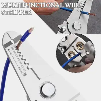  Специальный инструмент для зачистки проводов для электрика Многофункциональные плоскогубцы для набора и прессования кожаных артефактов M3h0