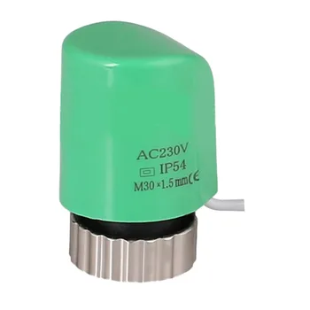  Универсальный и простой в установке электрический тепловой привод для AC230V M30 * 1 5 мм для радиаторного клапана теплого пола