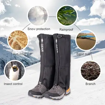 Уход за газоном Защита ног Дышащие водостойкие гетры для ног Регулируемые защитные кожухи для зимних ботинок для кемпинга Походы Прочная застежка