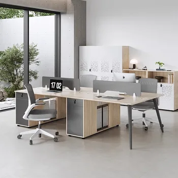 Хранение Современные ящики офисного стола Рабочий процесс руководителя Рабочий процесс Верстка Офисный стол Конференция Scrivania Tavolo Furniture HDH