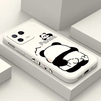чехол для телефона Tickle Panda для Xiaomi Mi 14 13 13T 12 12X 12T 12S 11 11T Ultra 10 10T 9 9T 9SE 8 Pro Lite Жидкий силиконовый чехол